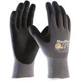 Atg Handschuhe MaxiFlex Ultimate 34-874 Gr.9 grau/schwarz Nyl.m.Nitril EN 388 Kat.II