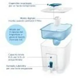 Brita Maxtra Pro All-In-1 Kartuschen 1 St. + Flow Wasserfilter-Station basic blue