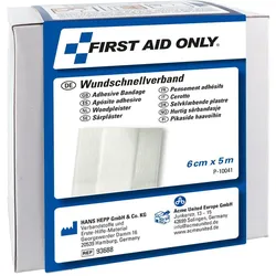 FIRST AID ONLY Pflaster 6 cm x 5 m weiß