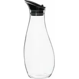 gimex Schwingdeckel-Karaffe 1 Liter schwarz