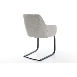 DeLife Freischwinger flach Schwarz Taschenfederkern