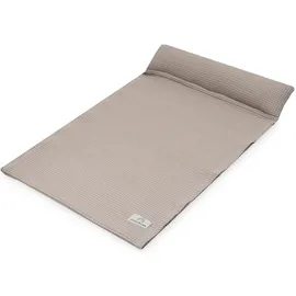 Julius Zöllner Bezug Loop Comfy für Wickelauflage Softy, Waffelpiqué Nougat