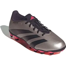 adidas Predator League Kids MG Platinum Metallic / Aurora Black / Turbo 38    