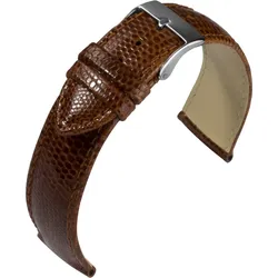 Eulit Eidechsenleder Eidechse 10mm" E50797110232" - goldbraun
