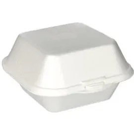 Papstar Hamburger-Boxen eckig 100 St. 7,5 cm x 12 cm x 12 cm Weiß