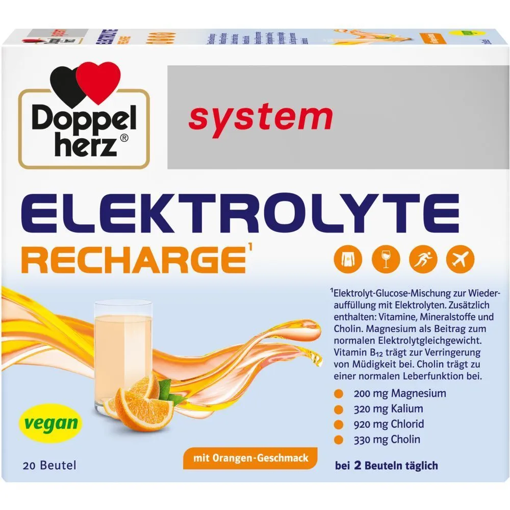 Doppelherz system Elektrolyte Recharge - 20 Beutel