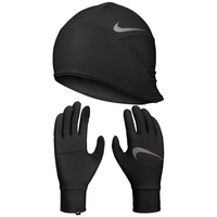 Nike Damen Set Laufmütze + Handschuhe schwarz