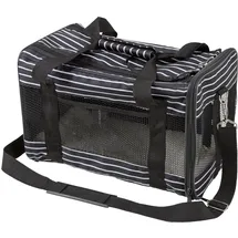Kerbl Heimtier Tragetasche Cuba 40x26x28cm, - Schwarz-Weiß - Einheitsgröße