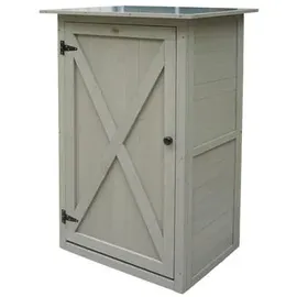 HABAU Benno Gartenschrank 76 x 56 x 117 cm Grau