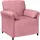 vidaXL Sessel 1-Sitzer Samt 88 x 83 x 95 cm Rosa