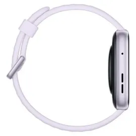 Huawei Watch Fit 5 BT 42 mm Aluminiumgehäuse Silber Weißes Fluorelastomer-Armband M/L