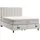 Villa Möbel Alize Polsterbett 150x200 - Farbe: Beige - Set: Bettkasten-Kopfteil - Matratze - Beige