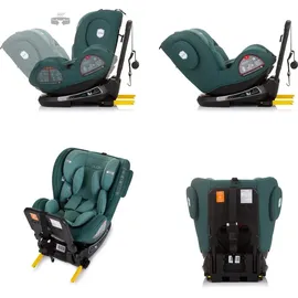 Chipolino Kindersitz Peak i-Size (40 - 150 cm) Isofix, SPS, drehbar, verstellbar grün
