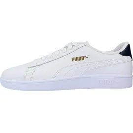 Puma Smash v2 L puma white-peacoat-puma team gold 45