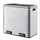 Svita TM2X24 Abfalleimer 48L Silber