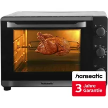 Hanseatic HMO466BKB schwarz