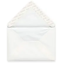ELCO 73127.12 Prestige Verpackung mit 25 Briefumschläge/Versandtasche, gummiert, Wasserz., C6, 100g, hochweiss, Fenster: nein