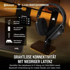 Corsair HS80 MAX WIRELESS Gaming-Headset Mit Dolby Atmos und Bluetooth
