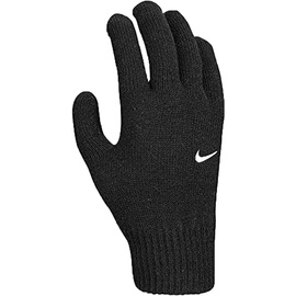 Nike Unisex – Erwachsene YA Swoosh Knit 2.0 Handschuhe, Schwarz, S/M