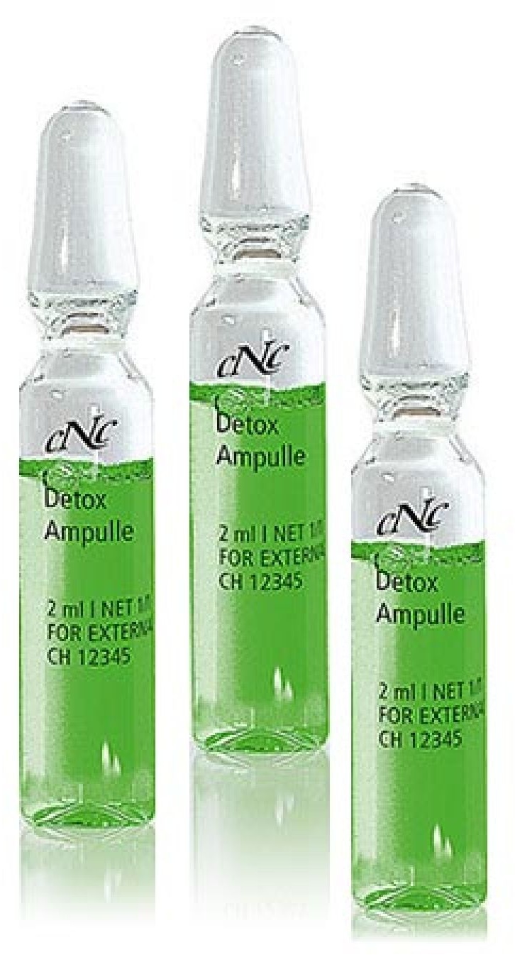 CNC cosmetic Wirkstoffampullen Detox Ampulle 20 ml Frauen