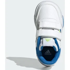 adidas Tensaur Hook and Loop Cloud White / Bright Royal / Solar Slime 20