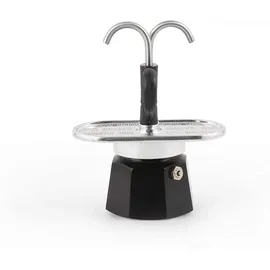 Bialetti Mini Express 0,09 l 2 Tassen Schwarz