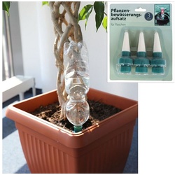 BURI Pflanzkübel Pflanzenbewässerungsaufsatz 3er-Set Blumentopf Wasserspender Bewässeru