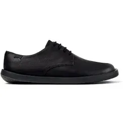 Camper für Herren. K100669-018 Wagon Schwarz Leder Blücher Schuhe (40), Wohnung, Schnürsenkel, Lässig, Nachhaltig