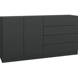 borchardt Möbel Vaasa 152 x 79 x 35 cm Schwarz