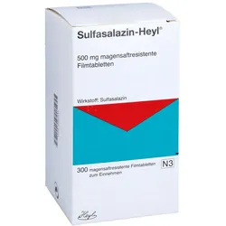 SULFASALAZIN-Heyl magensaftres.Filmtabletten 300 St