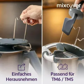 Mixcover Mixtopf Verkleinerung für Thermomix TM6 TM5 Edelstahl
