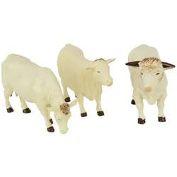 Charolais Rinder 2 Kühe und 1 Bulle  Modell von Britains 1:32
