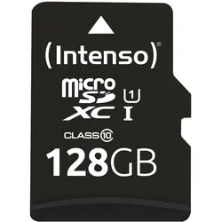 Intenso Micro SD-XC Karte 128GB UHS-I Performance mit Adapter