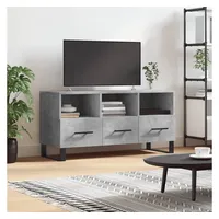 Furnicato TV-Schrank Betongrau 102x36x50 cm Holzwerkstoff