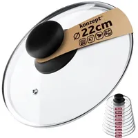 Konzept 11 - Topfdeckel aus Glas Verschiedene Größe 14-30cm,