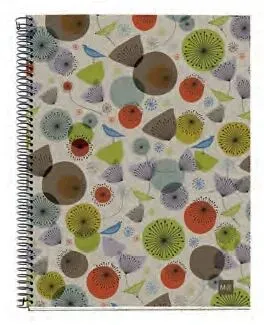 Miquelrius ECO Design Notizbuch A5 120 Blätter Mehrfarbig