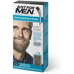 Just For Men  Haarfärbung Färbendes Gel Für Schnurrbart, Bart Und Koteletten hellbraun  in multifarben, Einheitsgrösse
