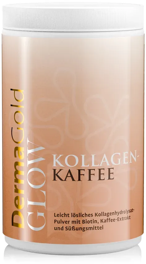 DermaGold Glow Kollagen Kaffee - 550 g