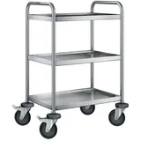 b.pro Servierwagen SW 6 x 4-3 silber 50,0 x 70,0 x 95,0 cm