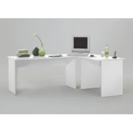 FMD Eckschreibtisch Till weiß