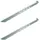 PRO PLUS Zelthering 40cm Metall geriffelt 2 Stück Zelt Zubehör