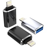 Lightning auf USB Adapter Kabel(3Pack)für Apple 14 13 12 11 Pro Max Mini 8 7 Plus X Xs Xr Se Ipad iPhone OTG Tastaturen USB Stick Klinke Kartenlesegerät Kamera Kartenleser Maus Flash Drive Zubehör ip