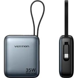 Vention 10000mAh 35W Gray Powerbank, Grau