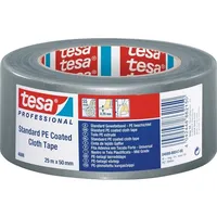 Tesa Gewebeband band® Stand.4688 silber-matt L.25m B.50mm Rl.