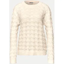 STREET ONE Strickpullover Fluffy Weiß 40