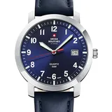 Swiss Military SM34083.12 Herrenuhr 40mm 5ATM - Blau/Blau