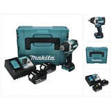 Makita DTW 701 RMJ Akku Schlagschrauber 18 V 700 Nm 1/2" XPT Brushless + 2x Akku 4,0 Ah + Makpac