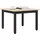vidaXL Couchtisch Natur Kiefer 50 x 50 x 36 cm