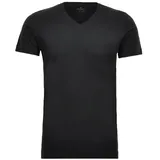 RAGMAN Herren V-Shirt schwarz,