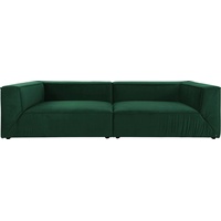 TOM TAILOR HOME Big-Sofa »BIG CUBE«, in 2 Breiten, wahlweise mit Sitztiefenverstellung, Tiefe 129 cm grün